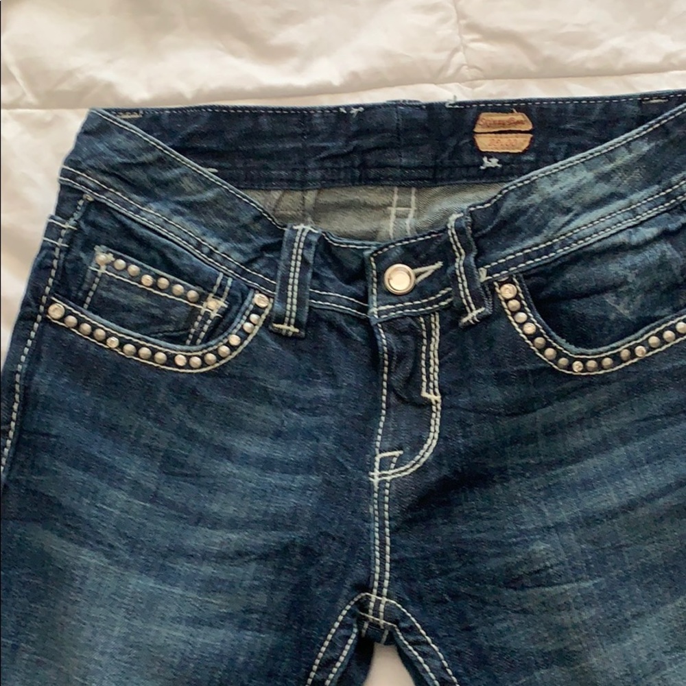 Studio 5 Rhinestone Jeans - Picture 2 of 4